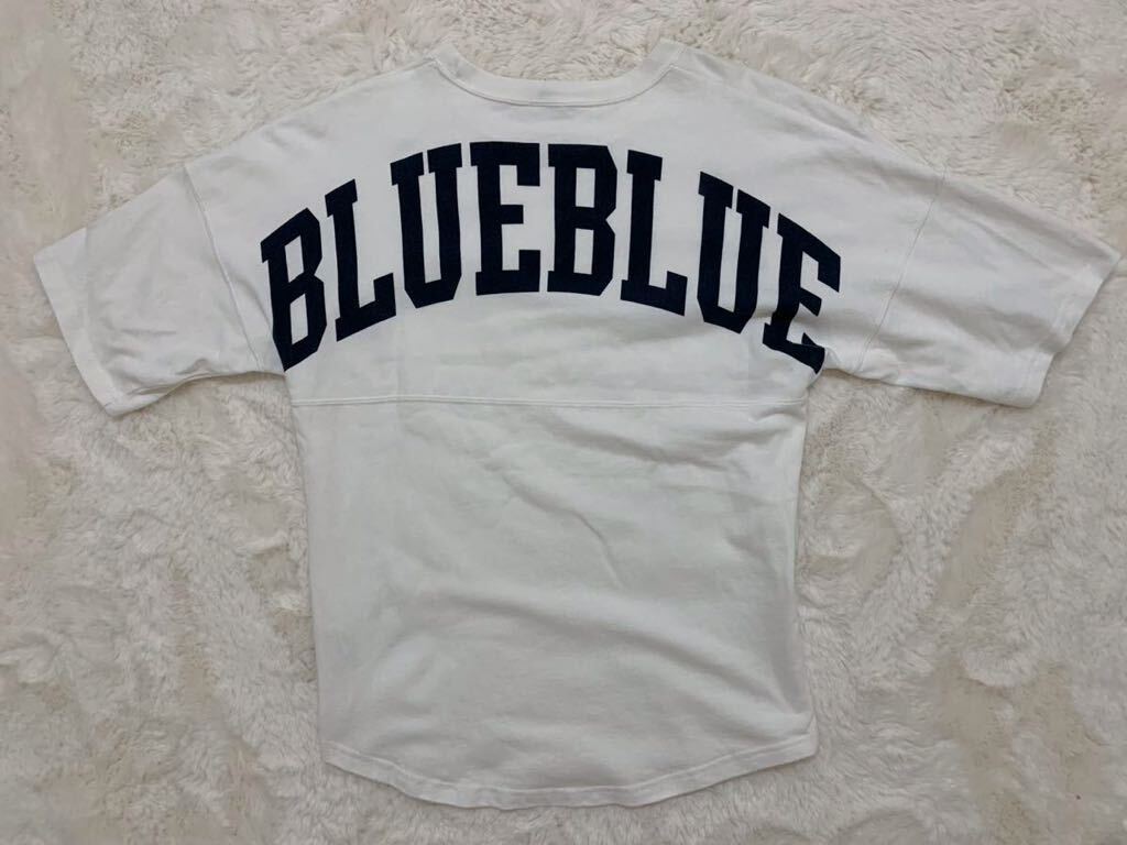ハリウッドランチマーケット　BLUE BLUE×Russellコラボ　バックプリント半袖Tシャツ Sサイズ_画像1