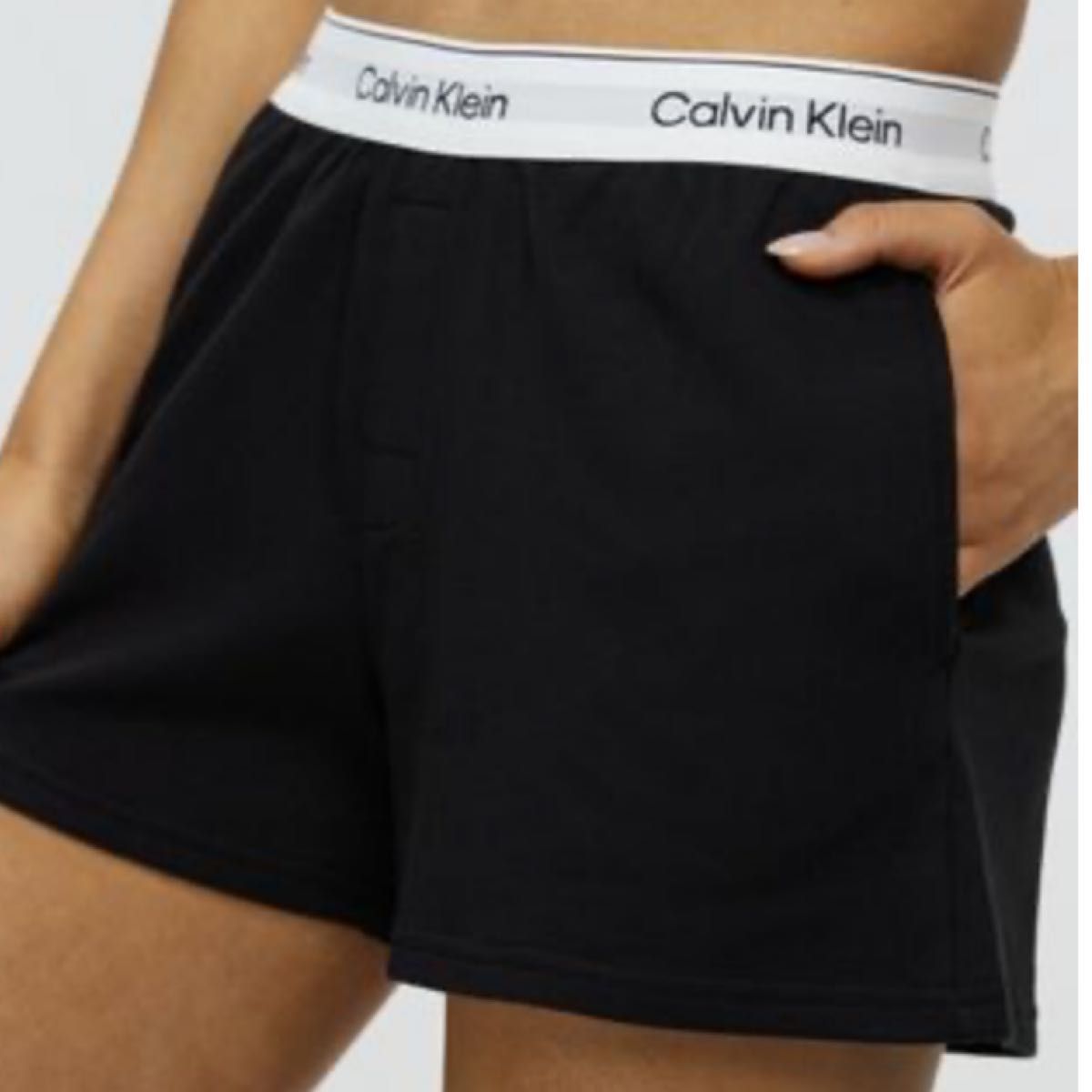 Calvin Klein カルバンクライン ルームウェア ショートパンツ 黒 新品 短パン レディース 女性