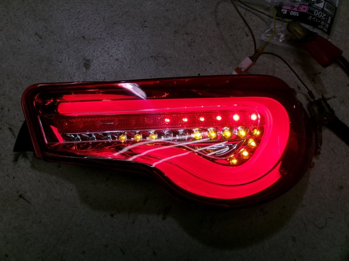 ★激安!★ZN6 86 ハチロク Valenti ヴァレンティ LED テールランプ テールライト 左右 60-1412 / R3-167_画像7