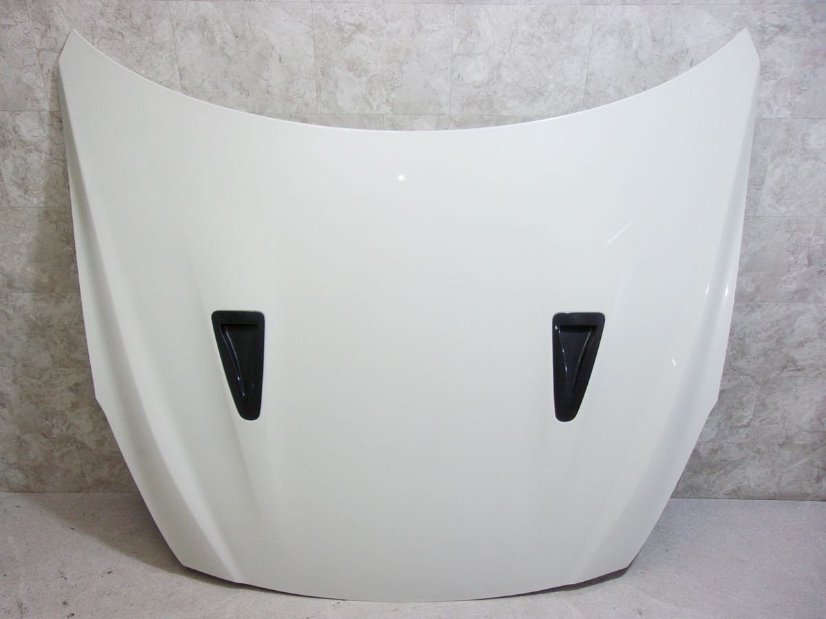 * beautiful goods! rare! super-discount!*R35 GT-R GTR latter term original normal bonnet pearl white series duct attaching / R3-409