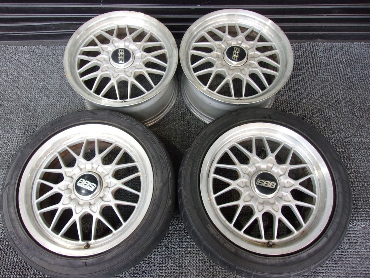 ★激安!★BBS RG191 RG137 17インチホイール 8J+39 9J+40 5穴 PCD114.3 4本 / 4R3-554_画像1