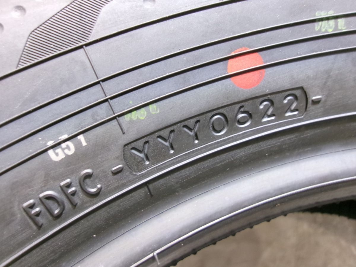 ★未使用!★YOKOHAMA ヨコハマ BluEarth-RV RV03 ブルーアース 225/60R17 99H 17インチ タイヤ 2022年製 2本 / 4KR3-976の画像8