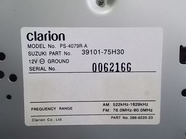 * супер-скидка!* Suzuki оригинальный Clarion PS-4079R-A CD панель MD панель плеер аудио 2DIN MDLP AM FM 39101-75H30 / 2J10-165