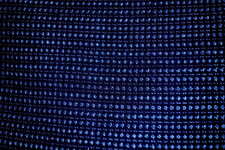 弐9282 木綿久留米絣 男性羽織 裄62丈83 К濃紺書生縞絣 かなり綺麗の画像3