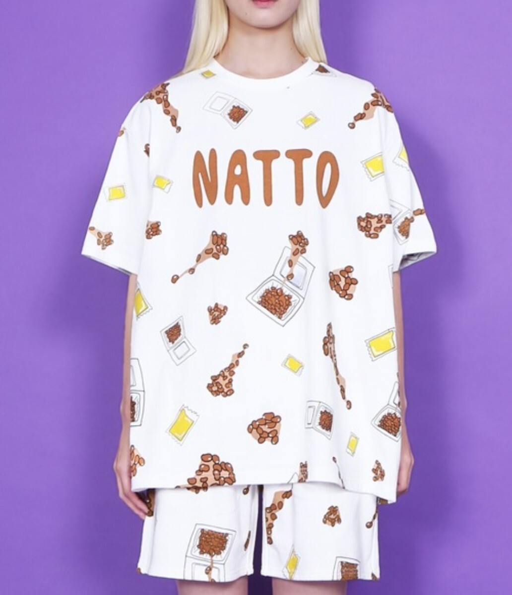 PUNYUS納豆Tシャツ4プニュズNATTO_画像1