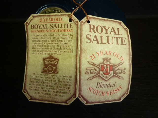 AMB-00960-03 CHIVAS BROTHERS ウィスキー ROYAL SALUTE 21YEARS OLD BLENDED SCOTCH WHISKY 袋付き 40度 700ml 未開封の画像10