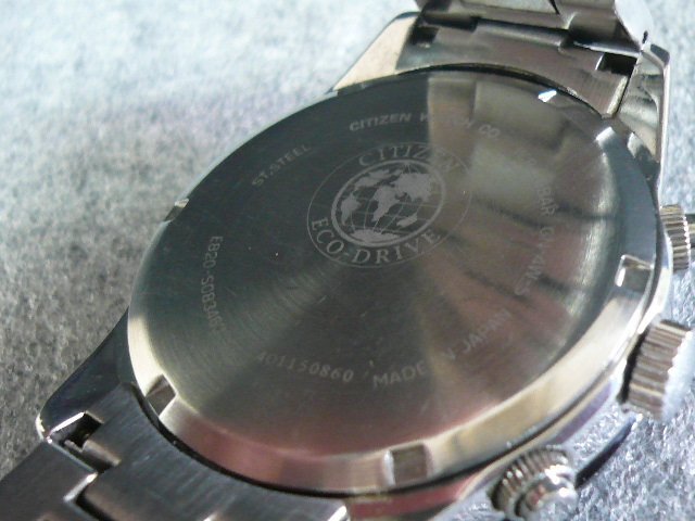 WSA-01857-45 CITIZEN シチズン ECO-DRIVE クォーツ E820-S083460 腕時計 1点_画像3