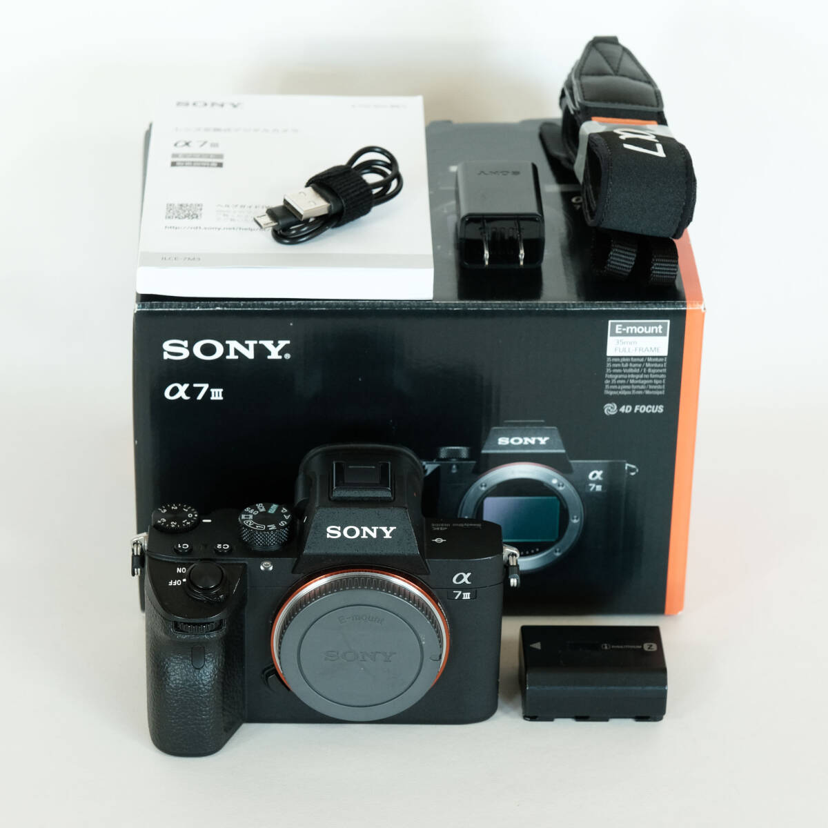 [美品｜シャッター数4,940回] SONY α7 III（ILCE-7M3）ボディ / フルサイズミラーレス一眼 / ソニーEマウントの画像1