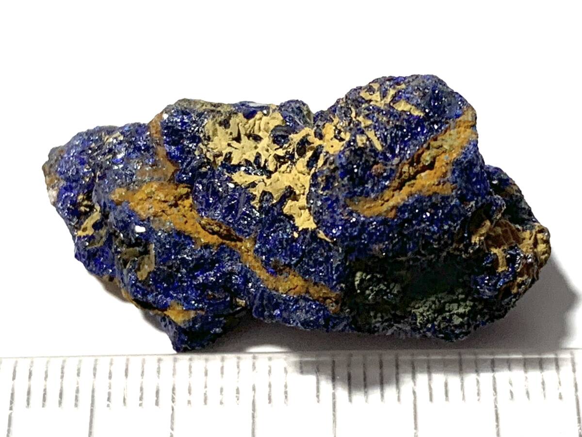 小さな高品質藍銅鉱・2・9g（中国産鉱物標本）_画像1