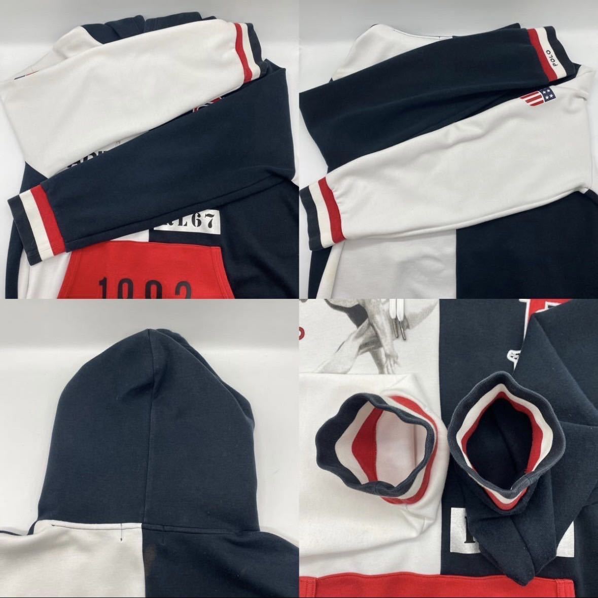 【XL】POLO RALPH LAUREN WINTER STADIUM HOODIE ポロ ラルフローレン ウィンター スタジアム フーディ G2349_画像3