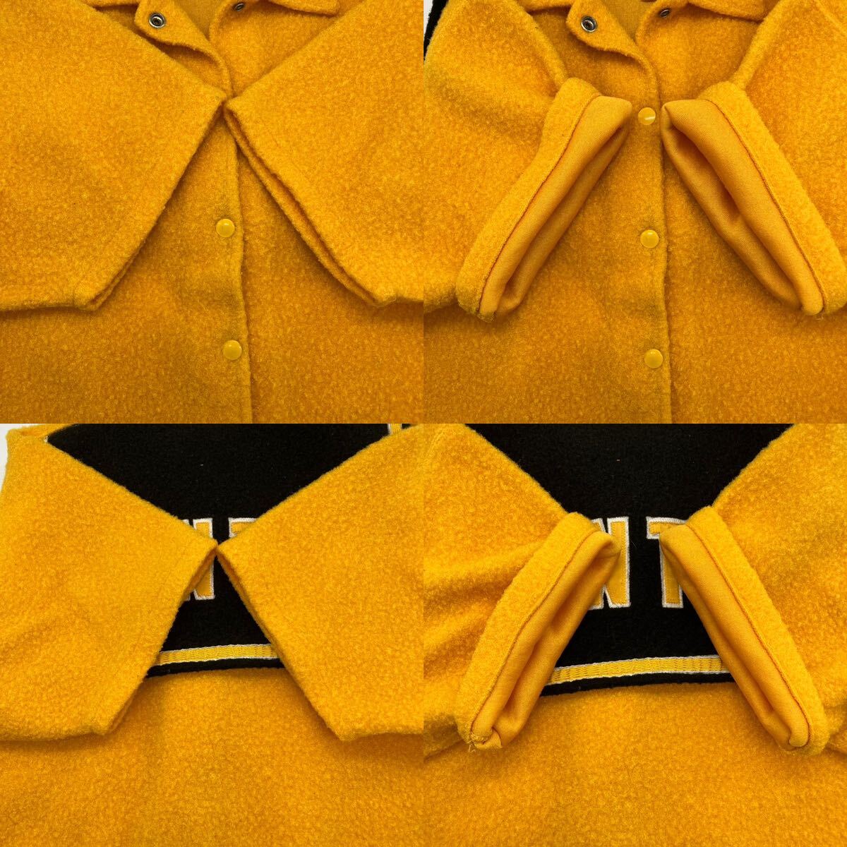 【38】50's VINTAGE IOWA SPORTS SUPPLY CO Sailor Jacket 50年代 ヴィンテージ アクリル パイル セーラー ジャケット 半袖 F452_画像7