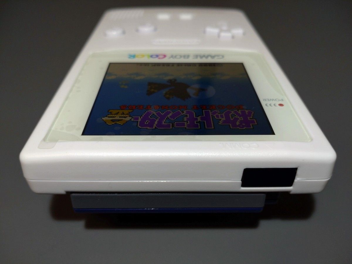 ゲームボーイカラー ホワイト ips液晶 バックライト GBC IPS LCD #0366