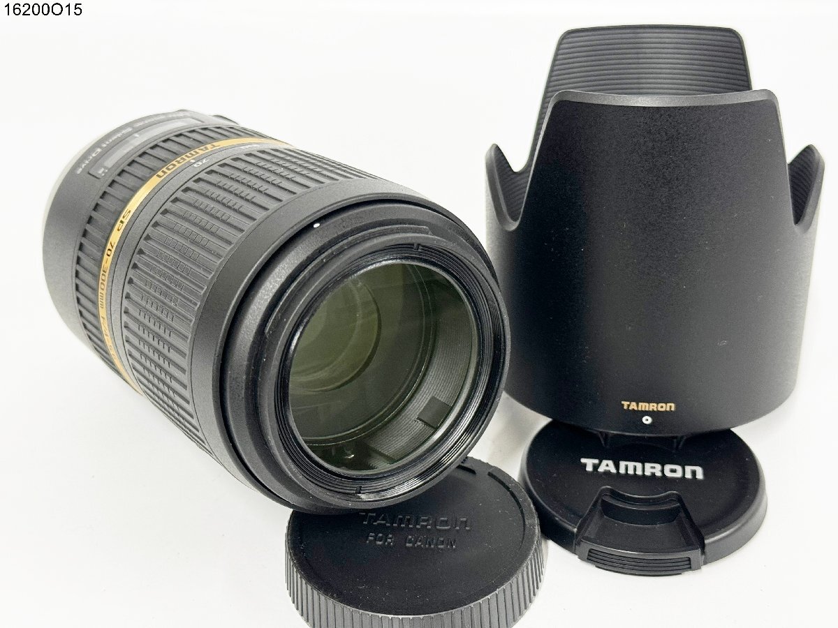 ★TAMRON タムロン SP 70-300mm F/4-5.6 Di VC USD Canon キャノン用 一眼レフ カメラ レンズ HA005 フード 16200O15-9_画像1