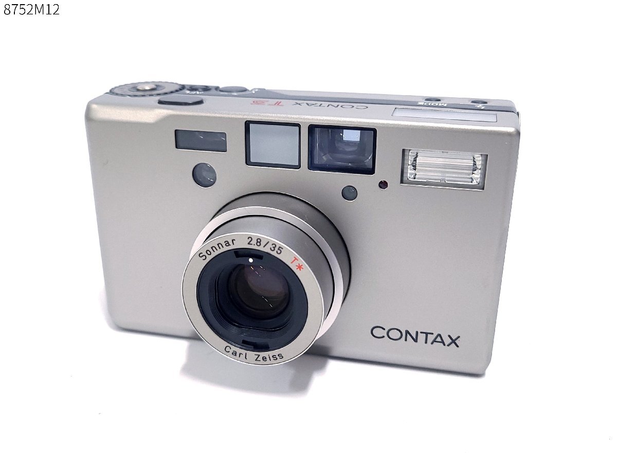 ★シャッターOK◎ CONTAX T3 Carl Zeiss Sonnar 2.8/35 T* コンタックス コンパクト フィルムカメラ DATA BACK 現状品 8752M12-8の画像1