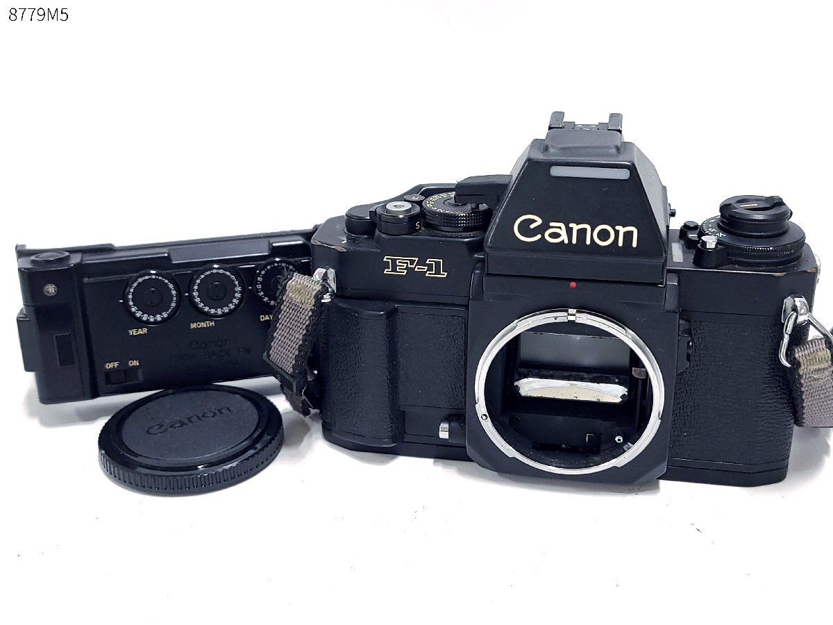 ★シャッターOK◎ Canon キャノン NEW F-1 一眼レフ フィルムカメラ ブラックボディ DATA BACK FN データバック 8779M5-5_画像1