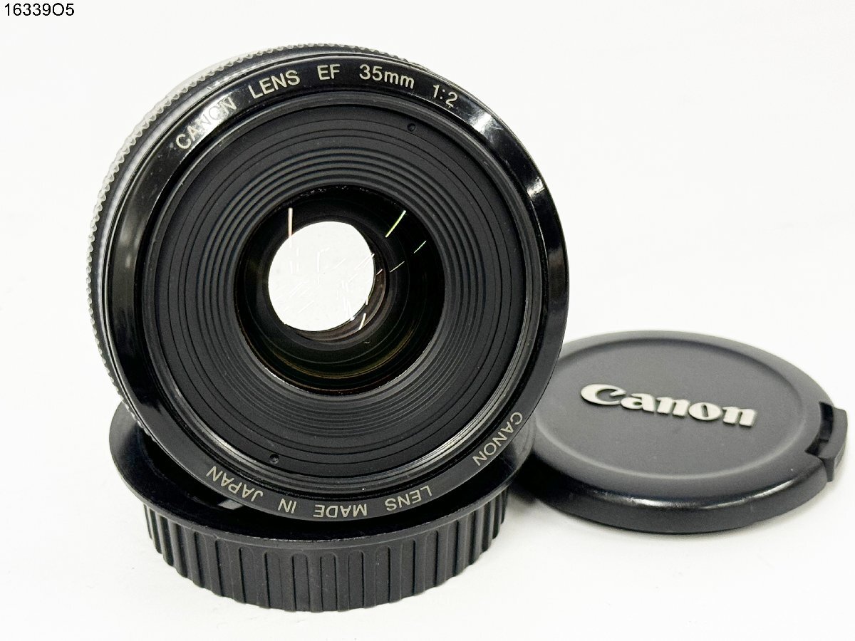 ★Canon キャノン EF 35mm 1:2 一眼レフ カメラ レンズ 16339O5-12_画像1