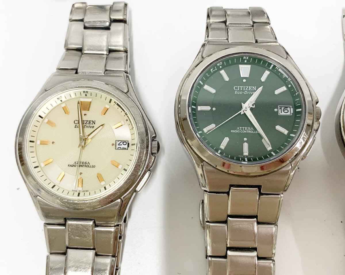 ★CITIZEN ATTESA シチズン アテッサ 9個 まとめ売り エコドライブ ソーラー メンズ 腕時計 4646N5-12_画像4