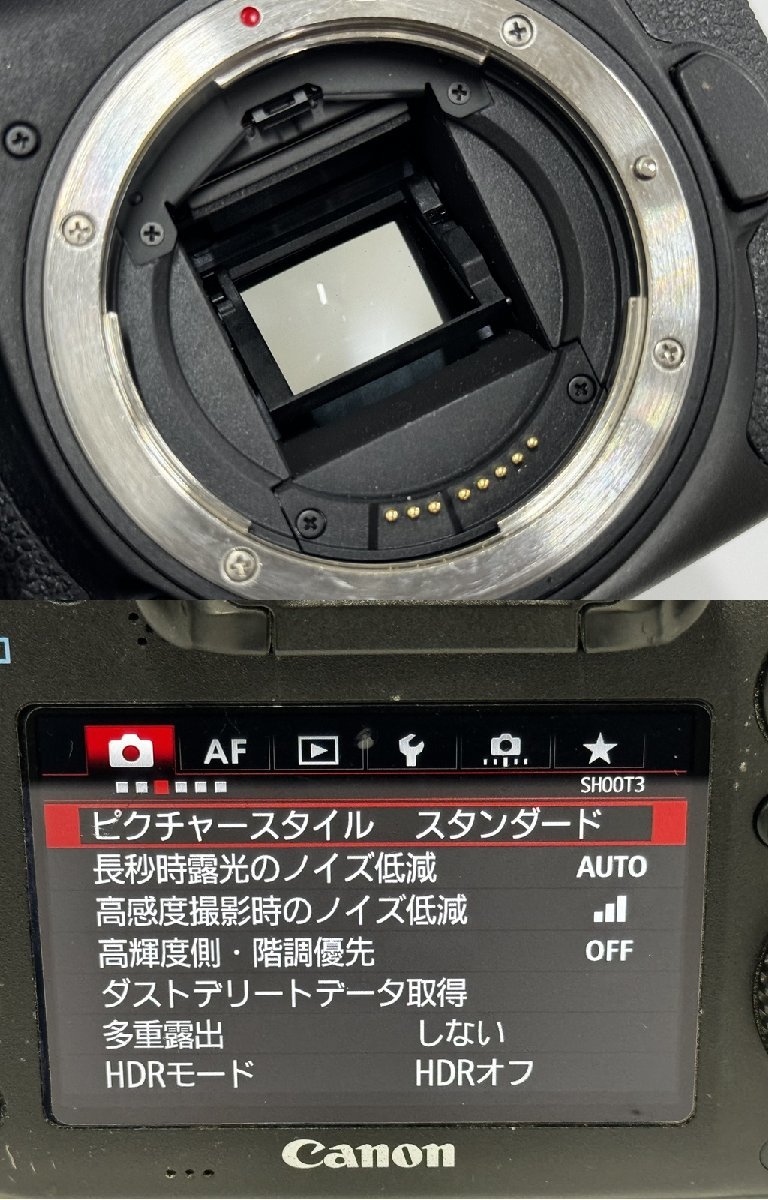 ★シャッターOK◎ Canon キャノン EOS 7D MarkⅡ イオス 一眼レフ デジタルカメラ ボディ 説明書 箱付 16010O5-10_画像5