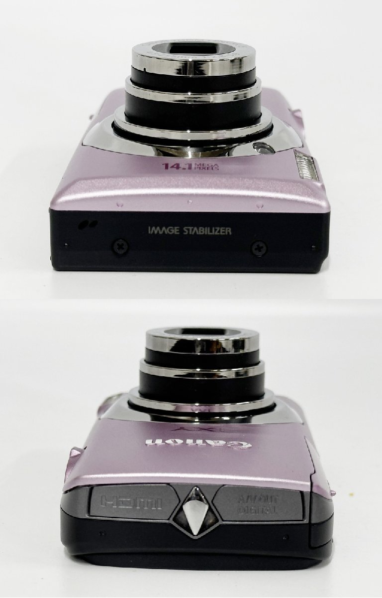 ★シャッターOK◎ Canon キャノン IXY 10S PC1467 ピンク コンパクト デジタルカメラ 説明書 箱付 16117O5-10_画像4