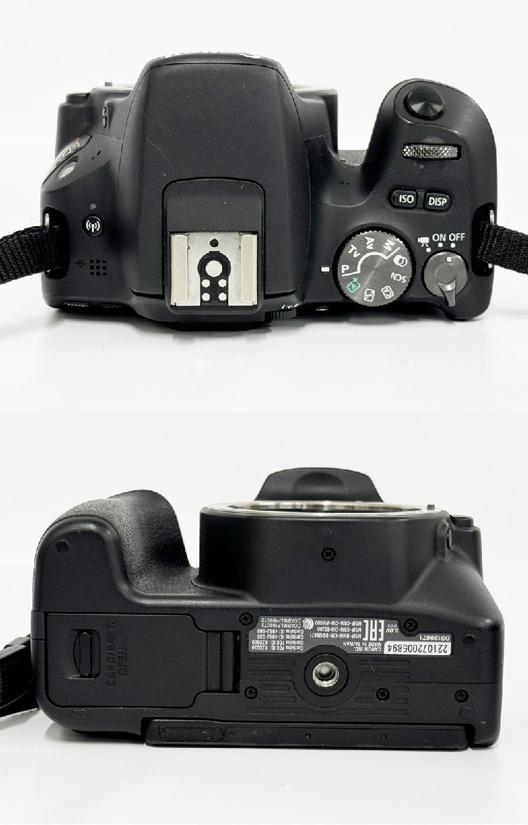 ★美品★ シャッターOK◎ Canon キャノン EOS Kiss X9 EF-S 18-55mm 1:4-5.6 IS STM 一眼レフ デジタルカメラ ボディ レンズ 15965O16-9_画像3