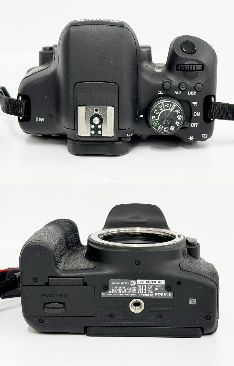 ★美品★ Canon キャノン EOS Kiss X8i EF-S 18-55mm 1:3.5-5.6 IS STM 一眼レフ デジタルカメラ ボディ レンズ 動作未確認 16254O17-7_画像3