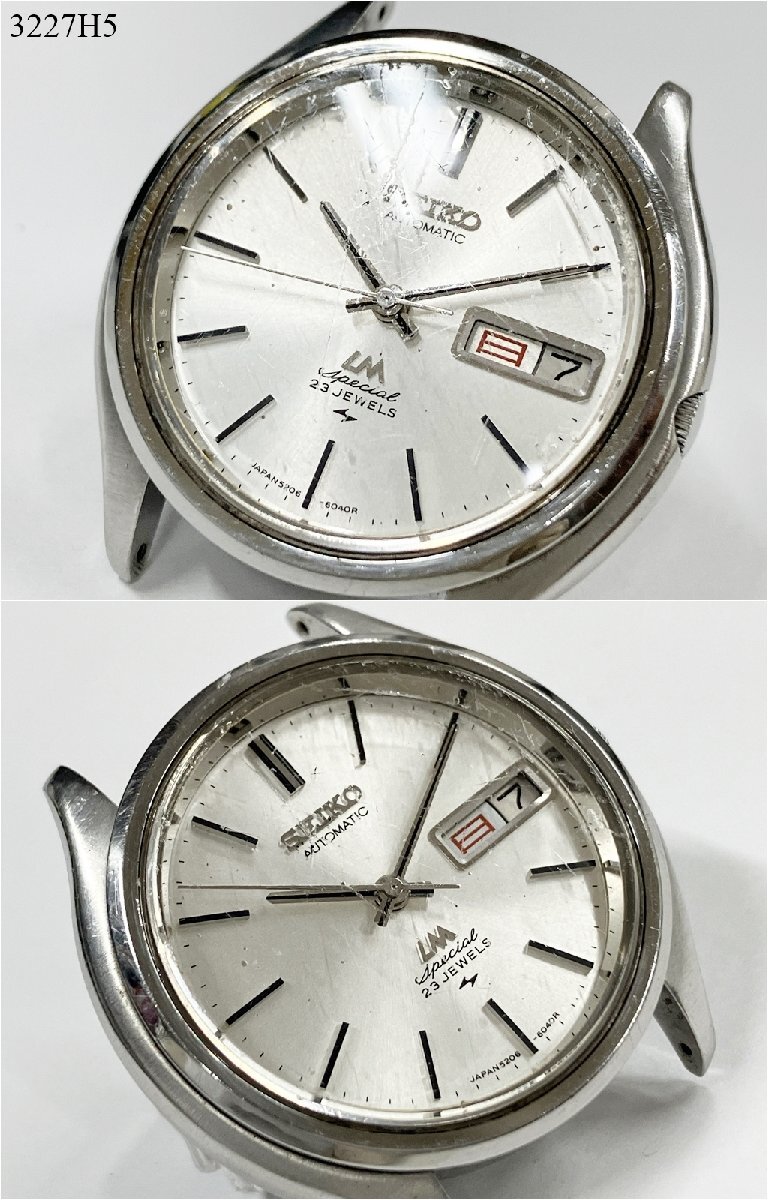 ★ SEIKO セイコー LM ロードマチック Special スペシャル 5206-6060 23石 自動巻き デイデイト メンズ 腕時計 稼働 ジャンク 3227H5-15_画像2