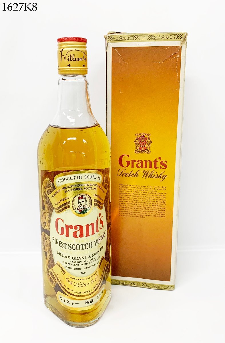 ★未開栓 Grant's グランツ Special Family Reserve スペシャルファミリーリザーブ 750ml 43% スコッチ ウイスキー 特級 洋酒 古酒 1627K8.の画像1