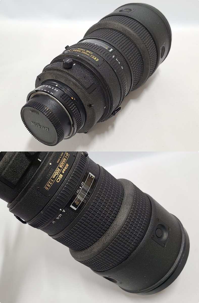 ★Nikon ニコン ED AF-I NIKKOR 300mm 1:2.8D CT-304 ハードケース付き HK-19 フード 望遠 単焦点 レンズ 8740M12-14_画像6