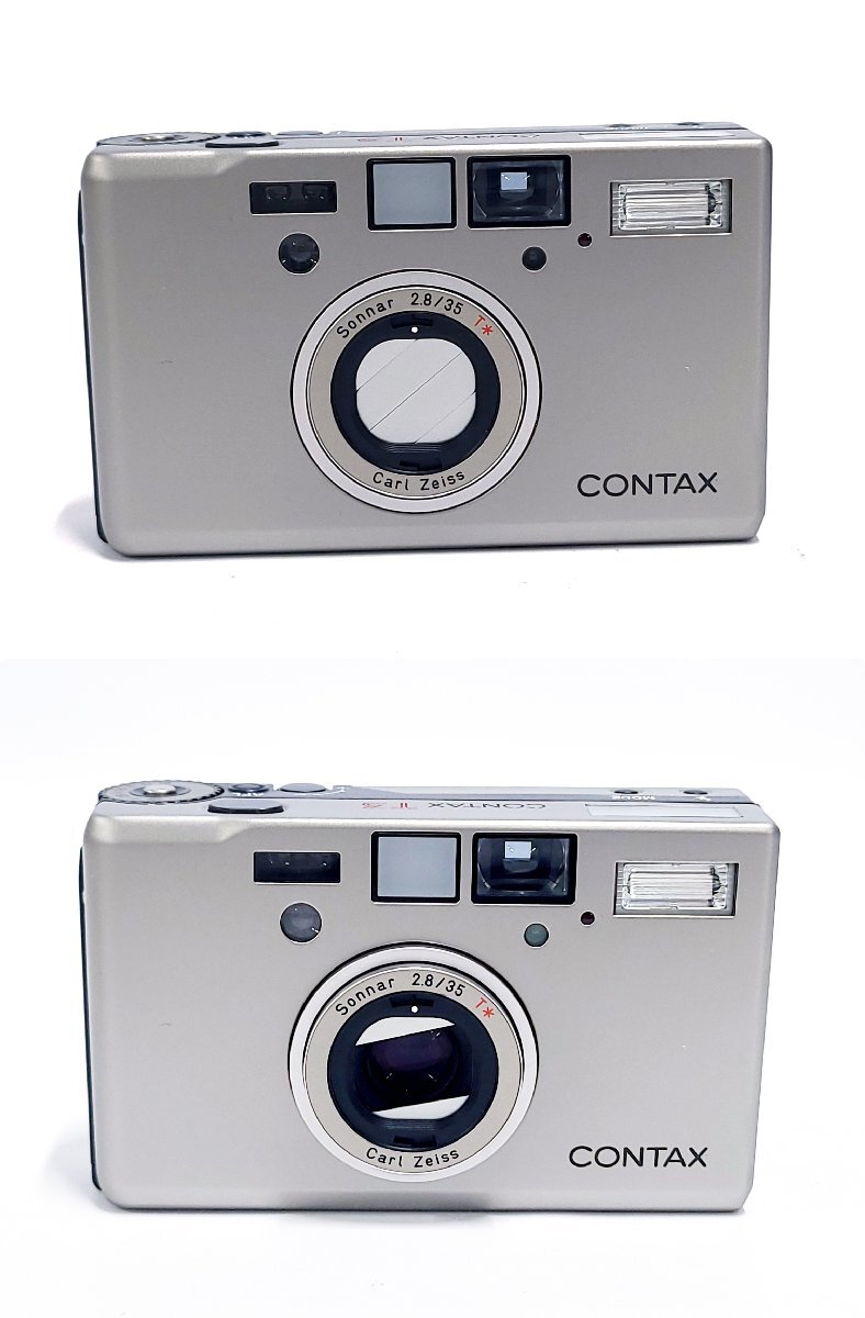 ★シャッターOK◎ CONTAX T3 Carl Zeiss Sonnar 2.8/35 T* コンタックス コンパクト フィルムカメラ DATA BACK 現状品 8752M12-8の画像7