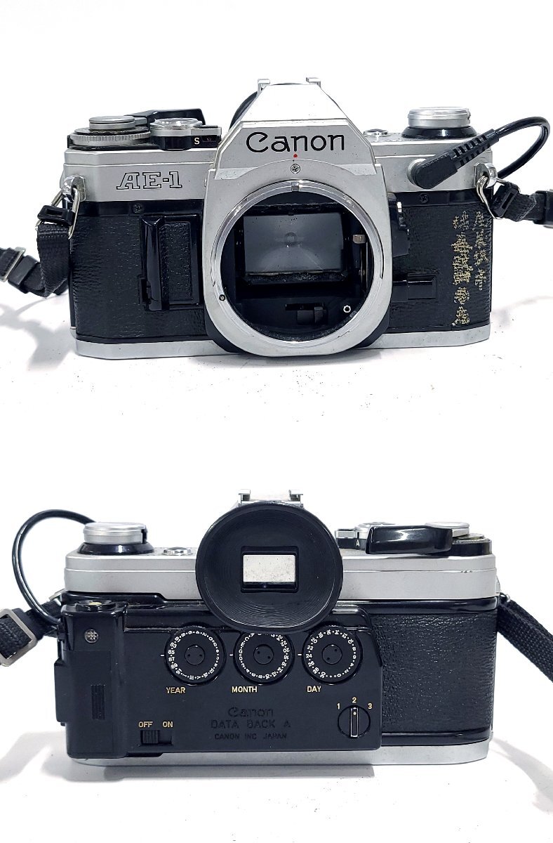 ★シャッターOK◎ Canon キャノン AE-1 一眼レフ フィルムカメラ ボディ DATA BACK A データバック 8780M5-5_画像2