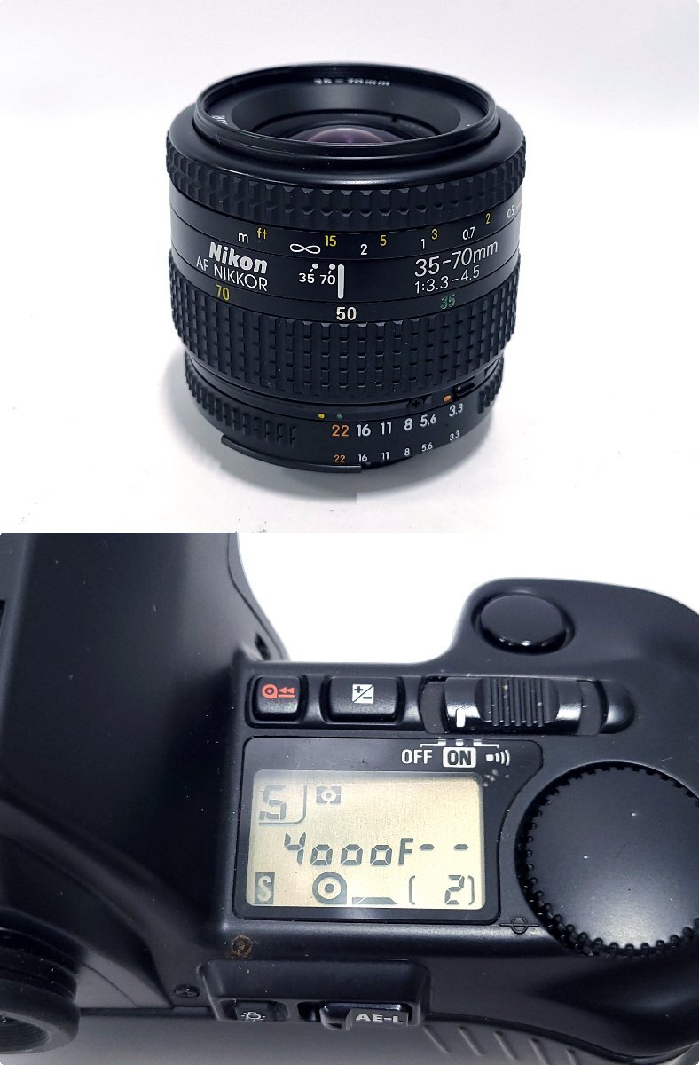 ★Nikon F-801S AF NIKKOR 35-70mm 1:3.3-4.5 ニコン 一眼レフ フィルムカメラ ボディ レンズ ケース 8785M5-10の画像7