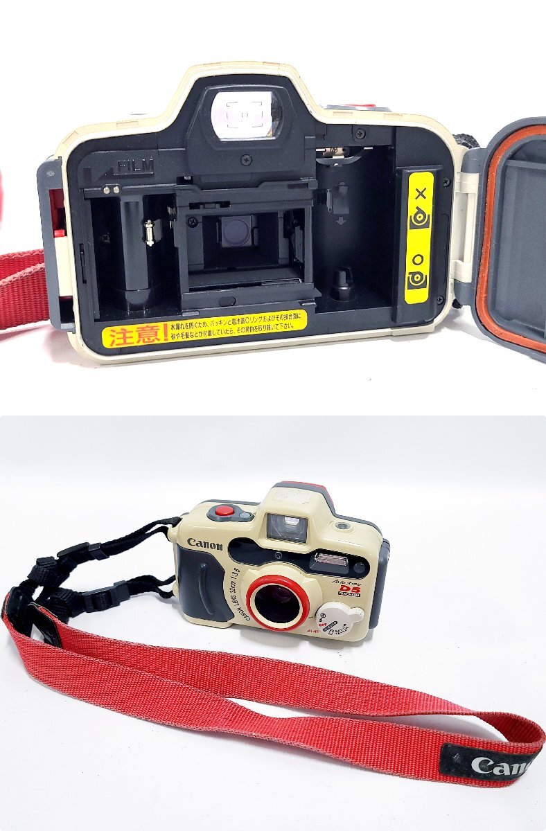 ★シャッターOK◎ Canon キャノン Autoboy D5 PANORAMA オートボーイ LENS 32mm 1:3.5 コンパクト フィルムカメラ ソフトケース 8776M5-5の画像5