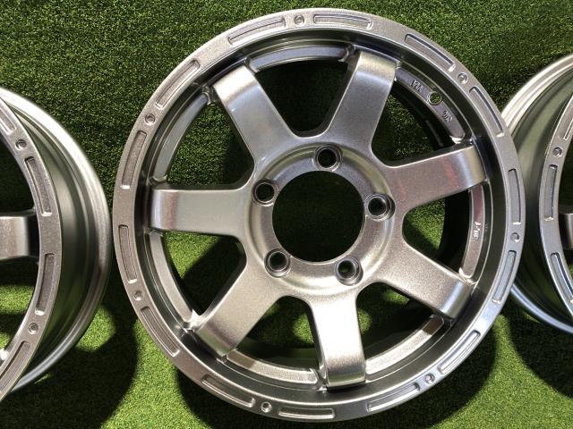 中古 MAD CROSS MC-76 ホイール ジムニ- JB64W JB23W 16×5.5J,PCD139.7,+22,5穴 マッドクロスの画像3