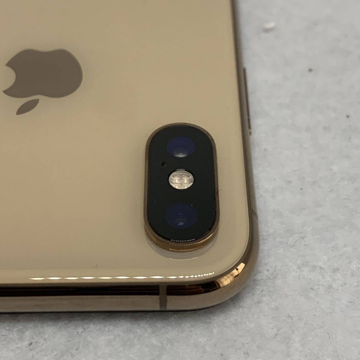 3271: 極美品 iPhoneXs 256GB ゴールド SIMフリー バッテリー100% の画像10