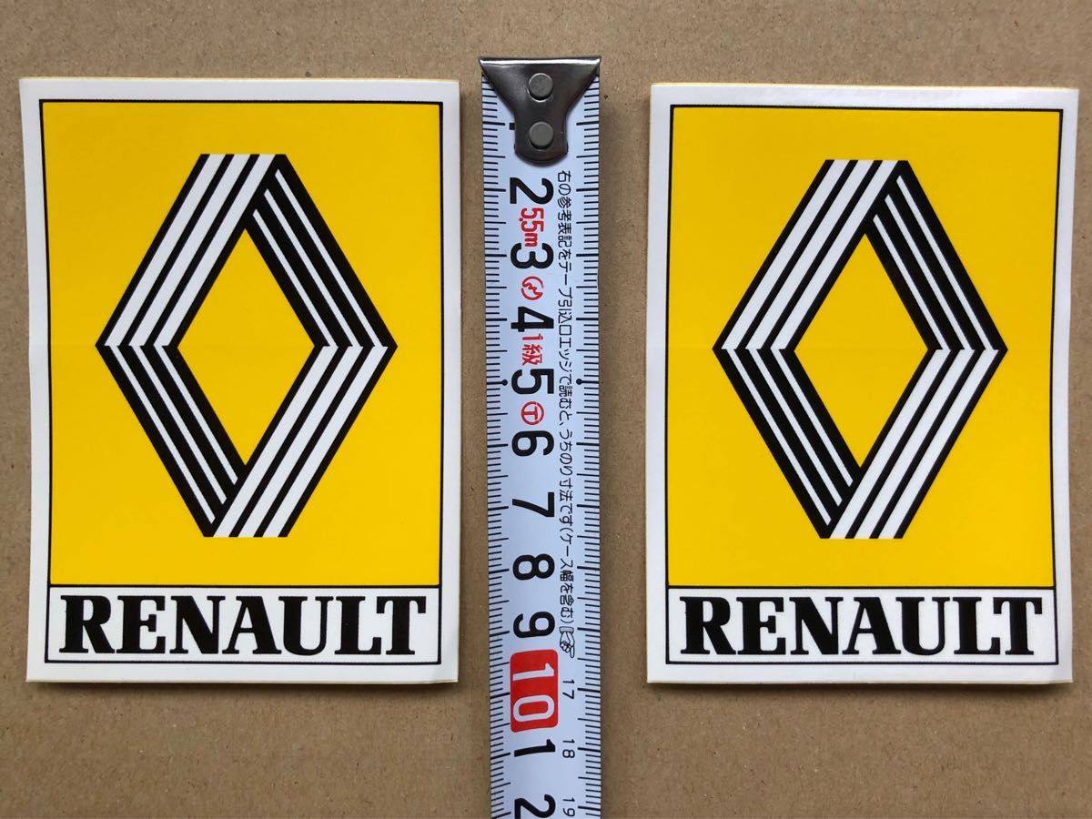 ルノー　RENAULT ステッカー　本物　2枚組