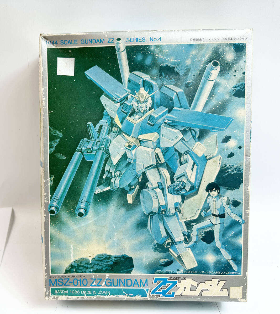  упаковка дефект не собран товар старый комплект Mobile Suit Gundam ZZ gun pra 1/144 MSZ-010 двойной ze-ta Gundam BANDAI 3-31