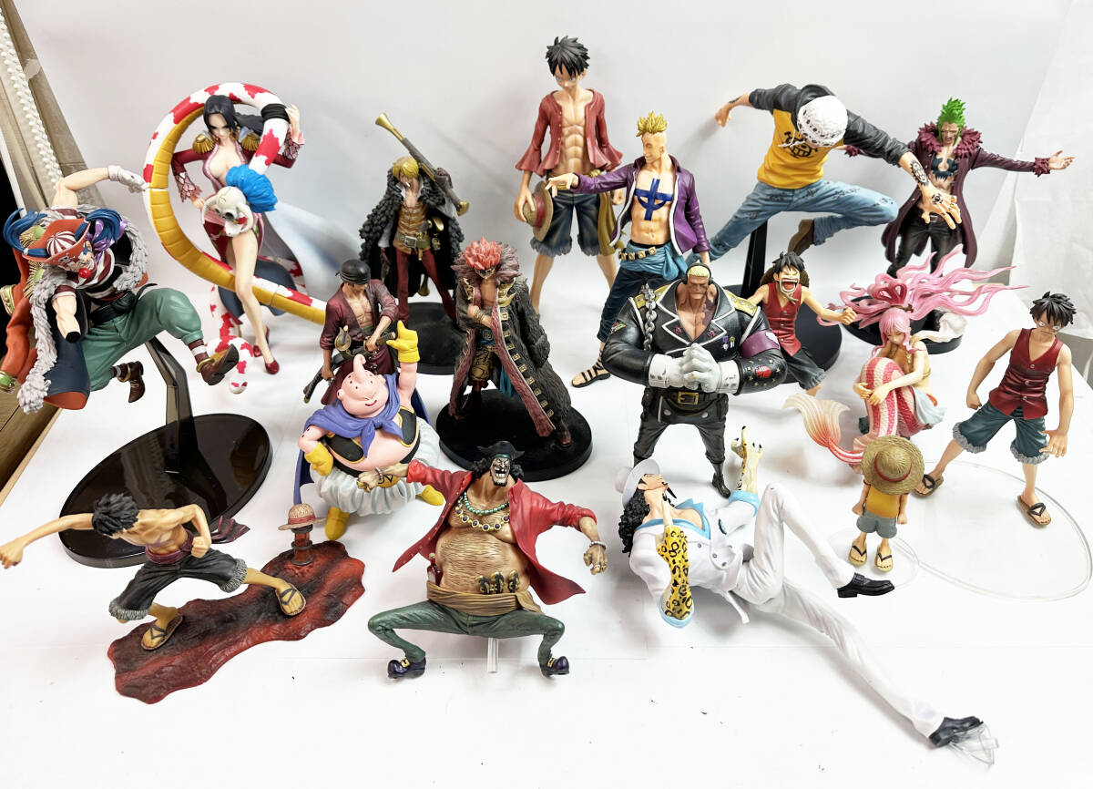 ジャンク含む現状品 ワンピース ONE PIECE フィギュア まとめセット ダグラス バレット 魔人ブウ バルトロメオ サンジ 他 3-18_画像1