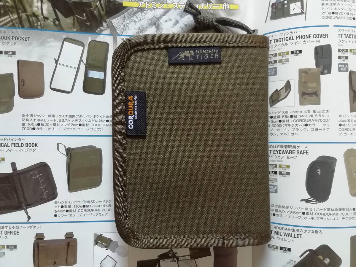 未使用品 タスマニアンタイガー ミルウォレット オリーブ色  CORDURA使用のタフな財布の画像1