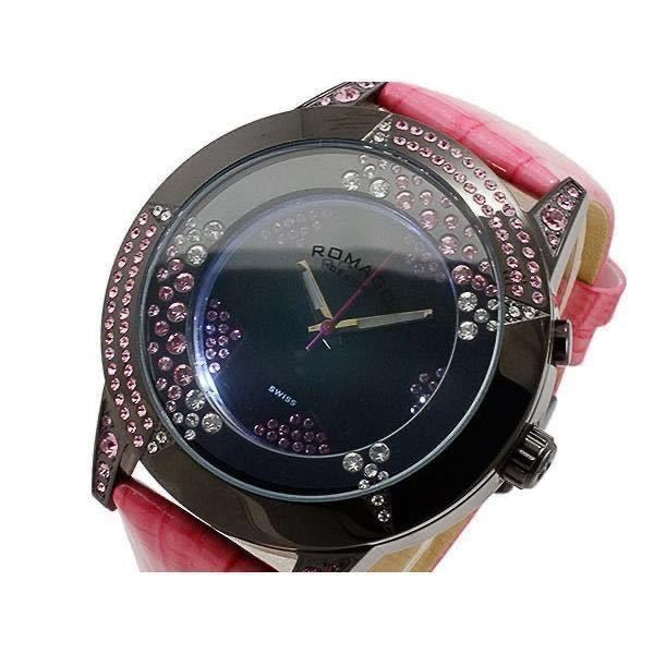 ロマゴ ROMAGO スターレット STARLET クオーツ レディース 腕時計 RM011-0206ST-PK ピンク ブラック