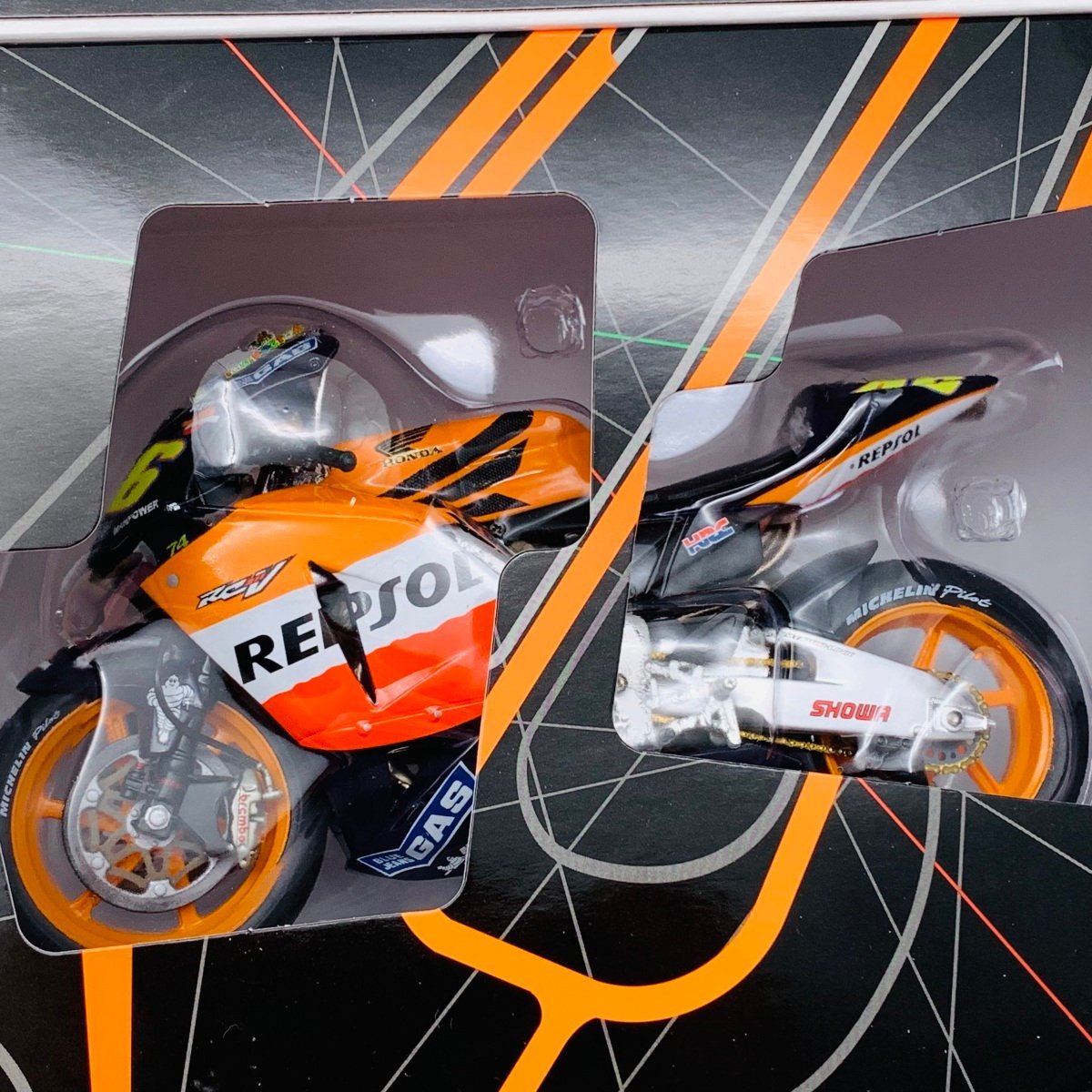 新品難あり ixo TWIN RING MOTEGI もてぎ 1/12 Honda ホンダ RC211V 2003 V.Rossi_画像3