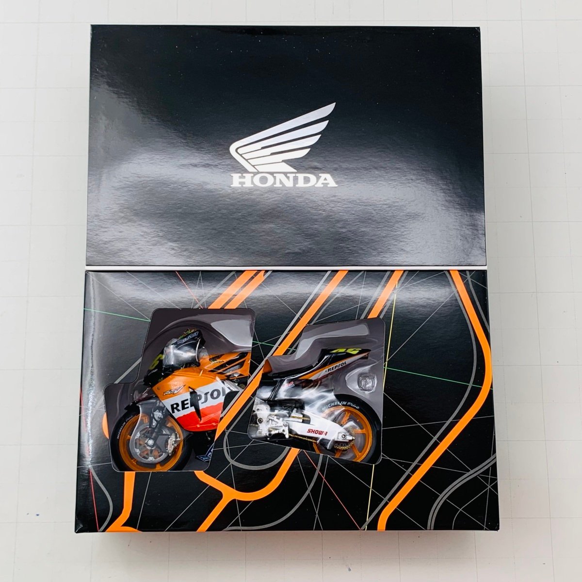 新品難あり ixo TWIN RING MOTEGI もてぎ 1/12 Honda ホンダ RC211V 2003 V.Rossi_画像2