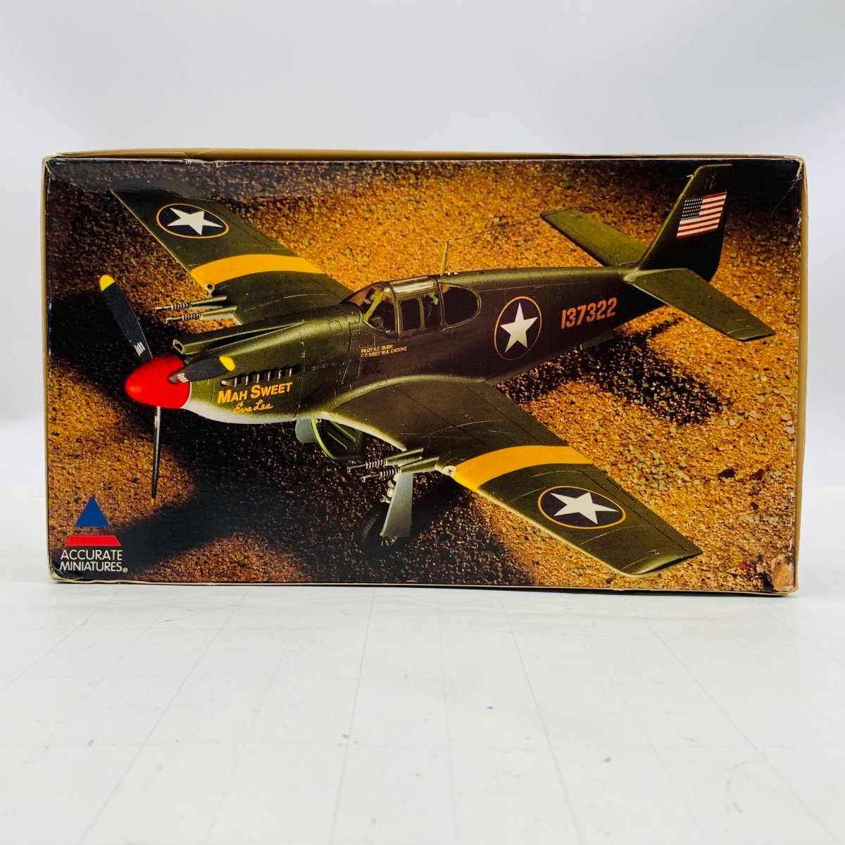 新品未組立 アキュレイト ACCURATE MINIATURES #3400 1/48 P-51A マスタング MUSTANG_画像2