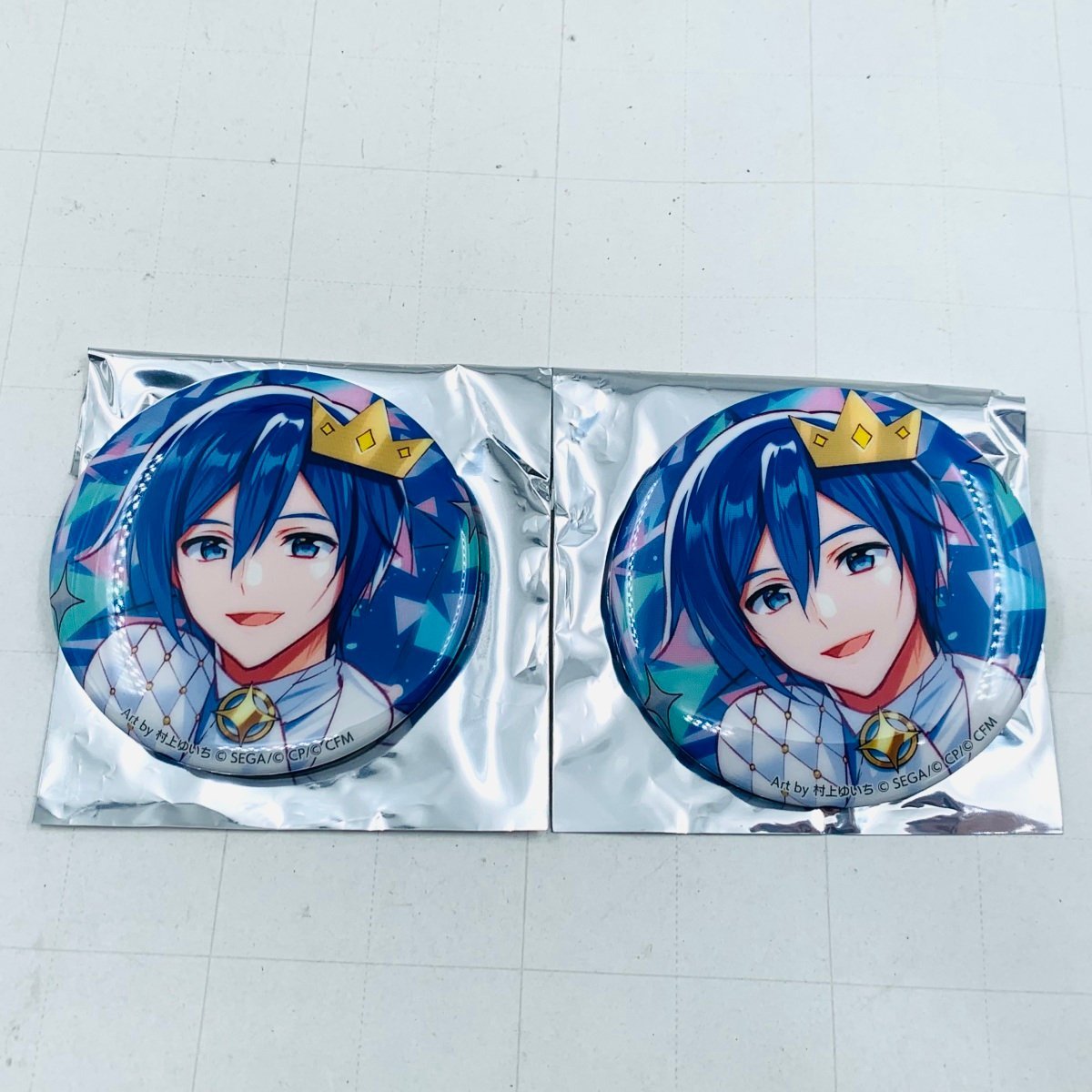 中古品 プロジェクトセカイ コネクトライブ 2nd Anniversary Special Stage 缶バッジ ワンダーランズ×ショウタイム KAITO 2点セット_画像1