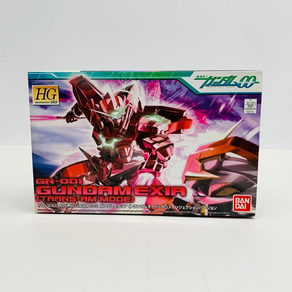 新品未組立 HG 機動戦士ガンダム00 1/144 ガンダムエクシア トランザムモード グロスインジェクションバージョン_画像1