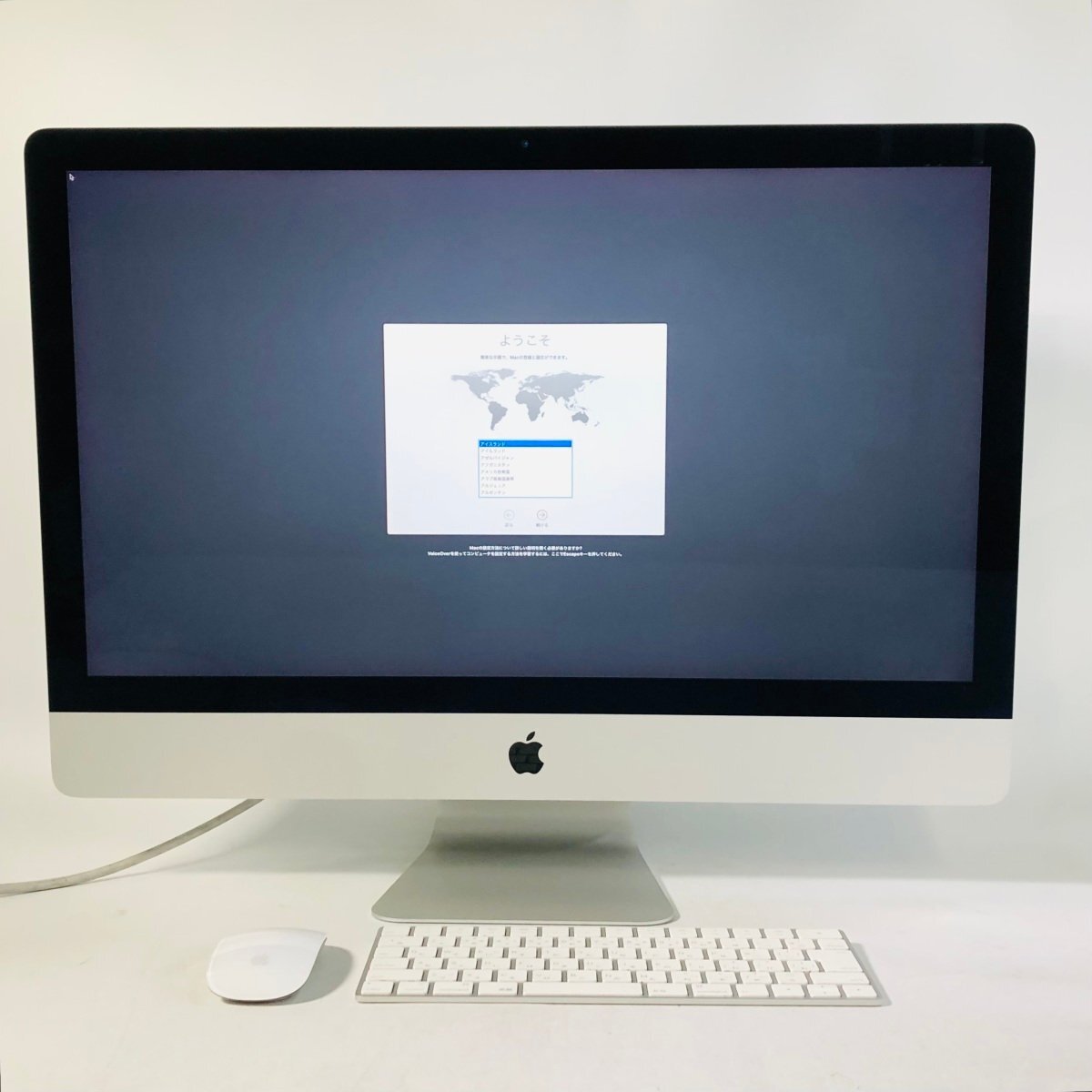 動作確認済み iMac Retina 5K 27インチ (Late 2015) Core i5 3.2GHz/8GB/1TB MK462J/Aの画像1