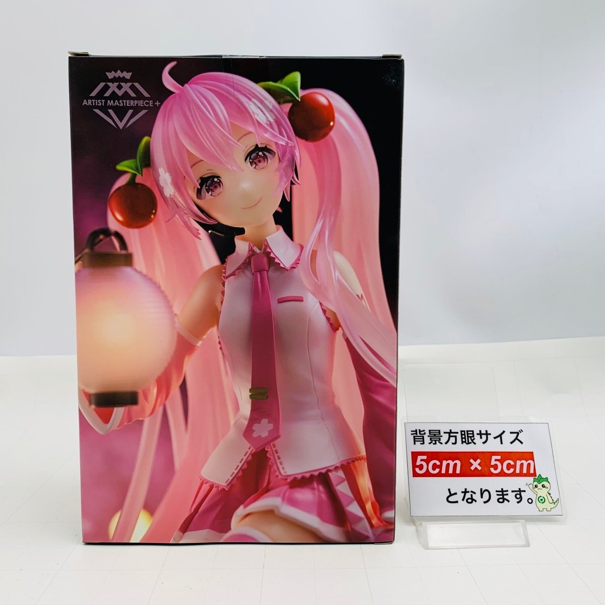 新品未開封 タイトー AMP+ フィギュア 初音ミク 桜ミク 桜提灯ver._画像2