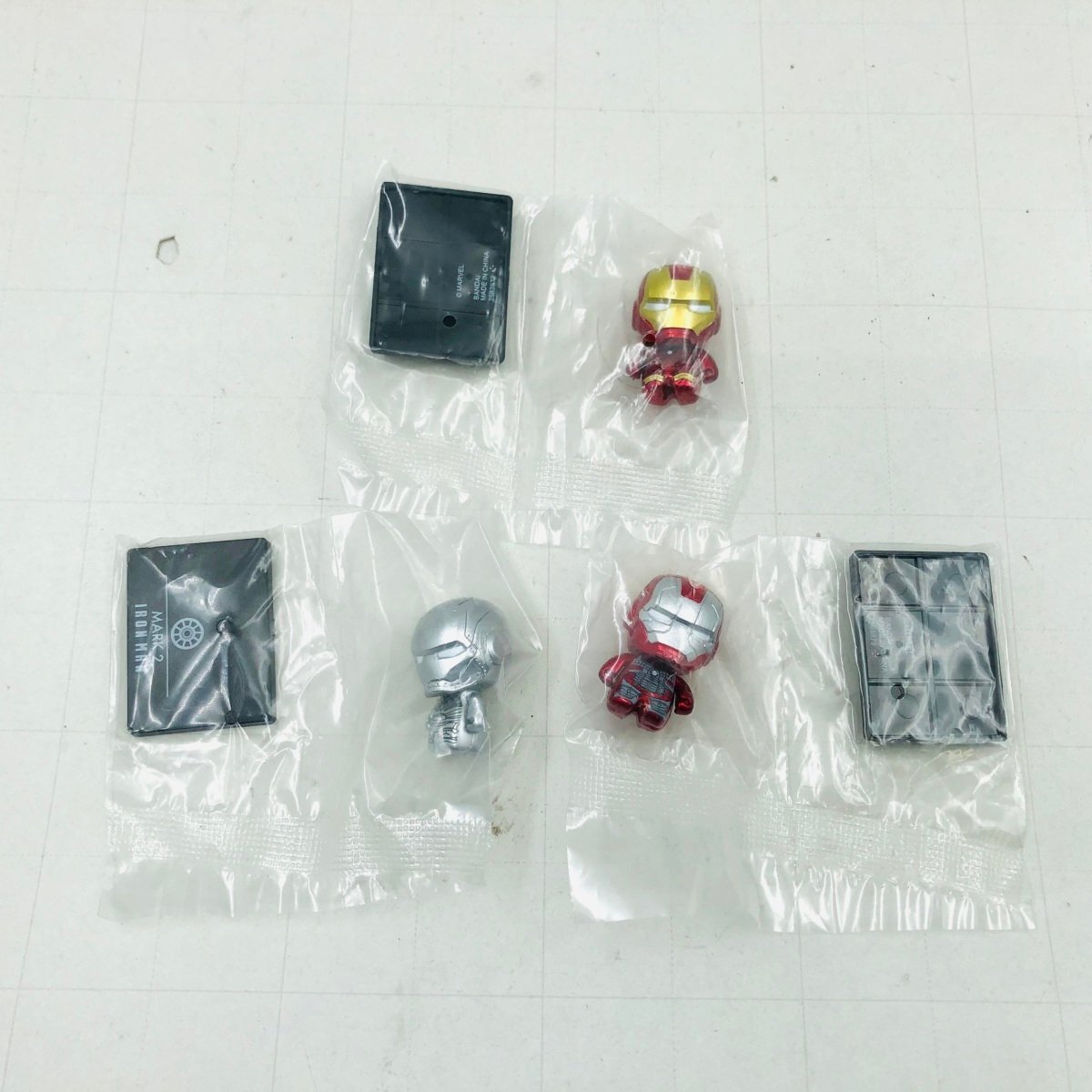 新品 コレキャラ！ MARVEL アイアンマン アーマーコレクション01 マーク2 マーク3 マーク5 3種セットの画像1