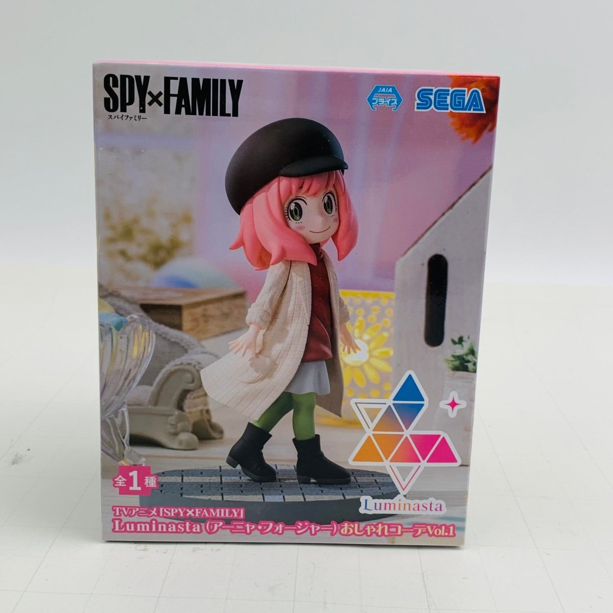 新品未開封 セガ Luminasta SPY×FAMILY スパイファミリー アーニャ・フォージャー おしゃれコーデ Vol.1の画像1