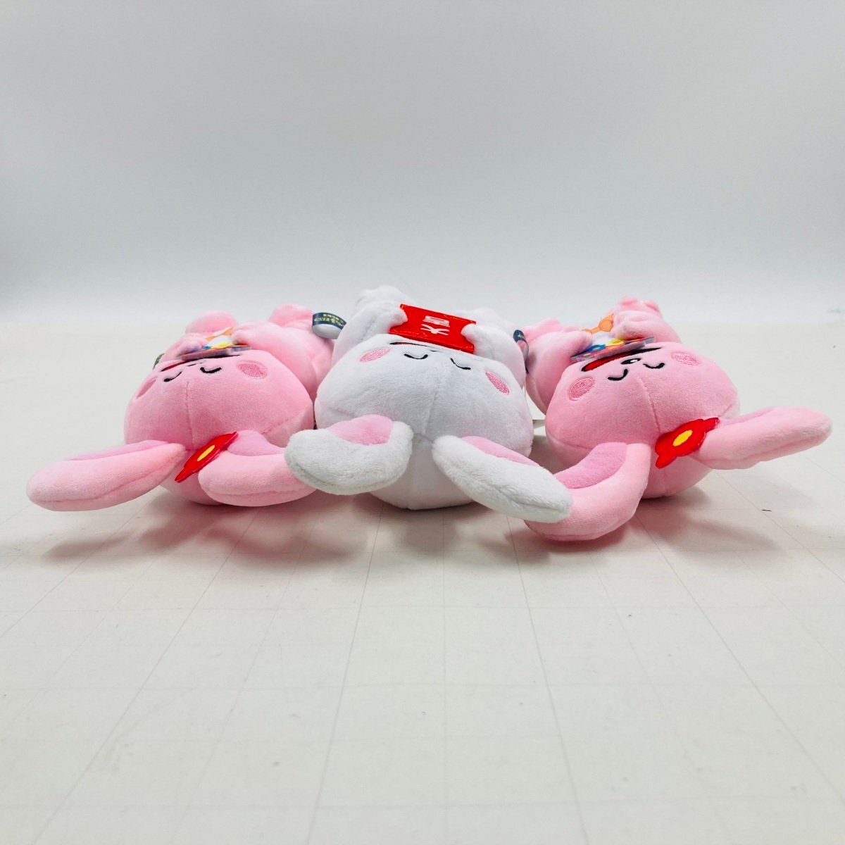 新品 ゲオ限定 たべっ子どうぶつ Mサイズぬいぐるみ 7 うさぎ うさぎBABY 3点セット_画像6