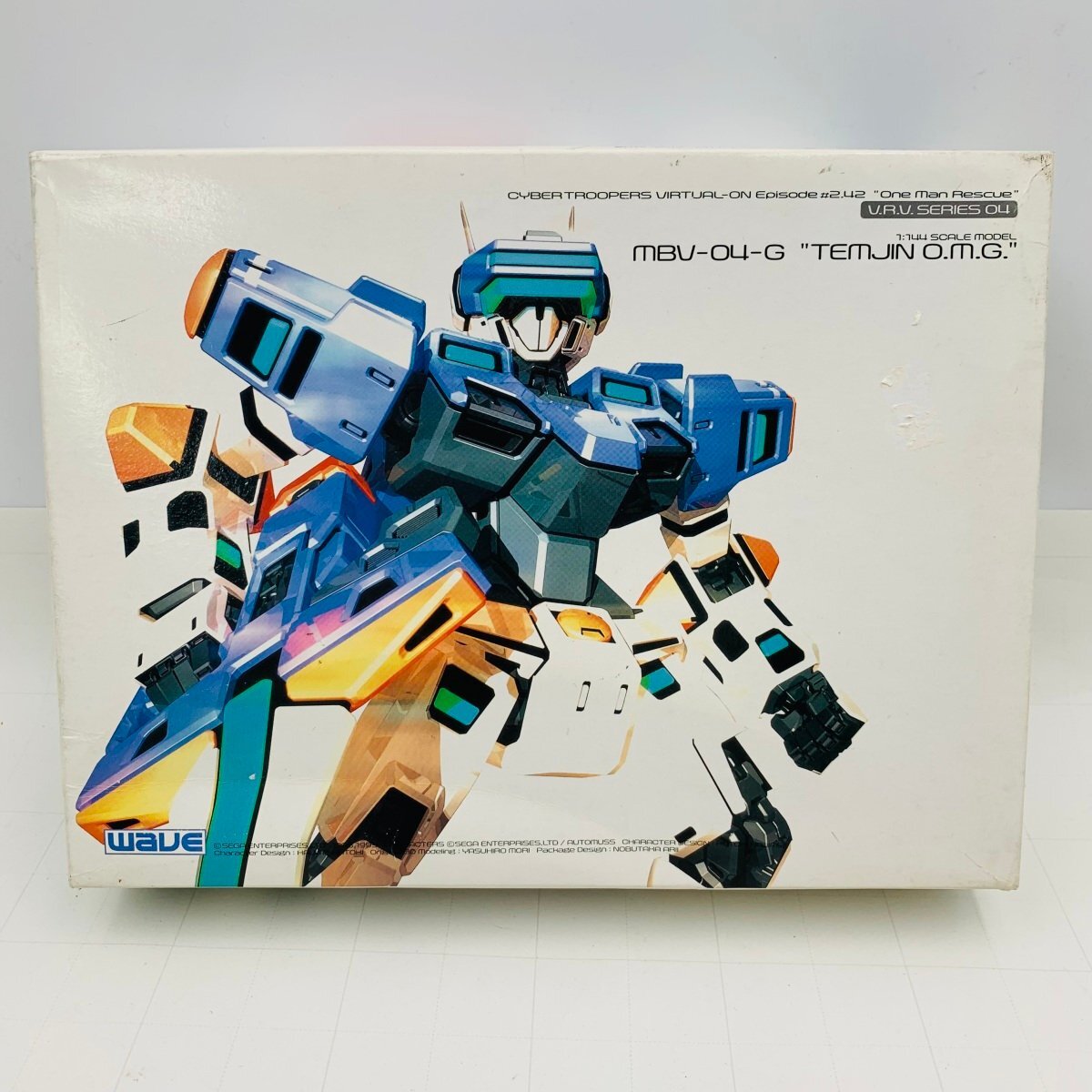  new goods unopened wave Virtual-On 1/144 MBV-04-G TEMJIN O.M.G.tem Gin 